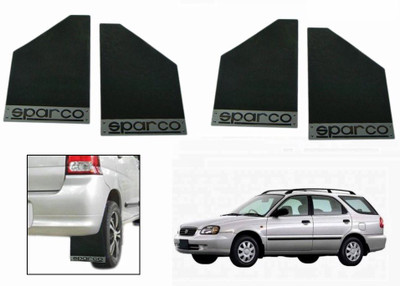 

Sparco Front Mud Guard, Rear Mud Guard For Maruti Baleno NA(Black)