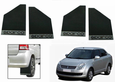 

Sparco Front Mud Guard, Rear Mud Guard For Maruti Swift Dzire NA(Black)