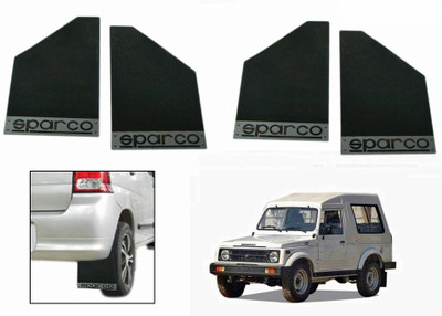 

Sparco Front Mud Guard, Rear Mud Guard For Maruti Gypsy King NA(Black)
