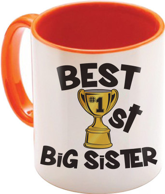 

SKY TRENDS Raksha Bandhan Gift For Sister St-26 Ceramic Mug(350 ml), Multicolor