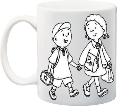

ME&YOU Raksha Bandhan Gift for Sister/ Behan; Sister And Brother To Make Eachother Printed Ceramic Mug(325 ml), White