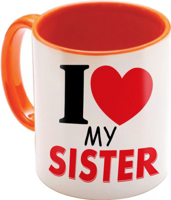 

SKY TRENDS Raksha Bandhan Gift For Sister St-27 Ceramic Mug(350 ml), Multicolor