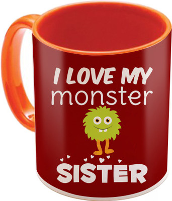 

SKY TRENDS Raksha Bandhan Gift For Sister St-19 Ceramic Mug(350 ml), Multicolor