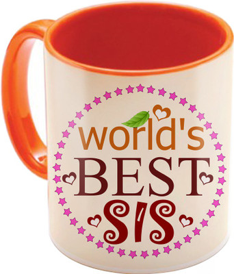 

SKY TRENDS Raksha Bandhan Gift For Sister St-10 Ceramic Mug(350 ml), Multicolor