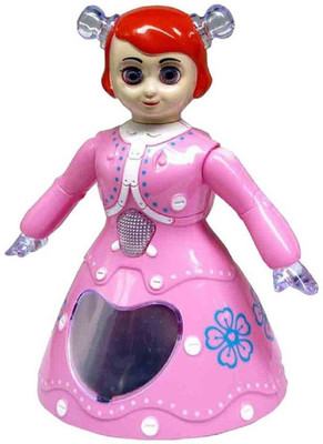 

SILVINO 3D LIGHT & MUSICAL DANCING PRINCESS DOLL TOY FOR KIDS(Pink)