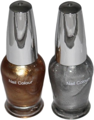 

Bigwig GLITTERY NAIL PAINT (GOLDENOR SILVER GOLDEN, SILVER(Pack of 2)