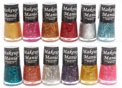 Makeup Mania Exclusive Nail Polish Set of 12 Pcs. Multicolor Set No. 71(Pack of 12)