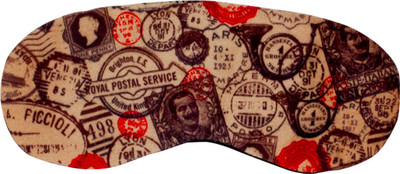 

The Crazy Me Vintage Stamps Travel Mask Eye Shade(Multi-Coloured)