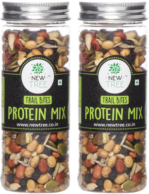 

New Tree Protein Mix Trail Bites Pack Of 2 Assorted Nuts(170 g, Plastic Bottle)