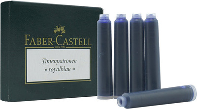 

Faber-Castell 148716 Blue 12 Pieces Ink Cartridge(Pack of 12)