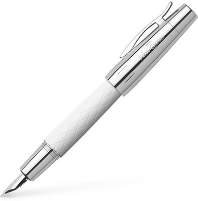 

Faber-Castell 148590 Emotion Rhombus White Fountain Pen
