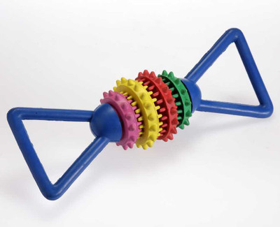 

Love N Care Studded Teether Pull Large Rubber Rubber Toy For Dog