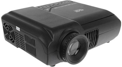 

Voltegic ™ Portable DVD Player Home Theater Projector 60 lm LED Corded Portable Projector(Black)