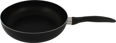 

Nikitasha Fry Pan 26 cm diameter with Lid(Aluminium, Non-stick, Induction Bottom), Black