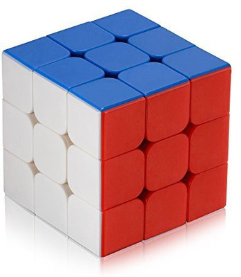 

Newisland 3X3X3 Stickerless Speed Cube Quick Turning Puzzle Durable Cube With Antipop & Corner Cutting Twisty Puzzle(1 Pieces)