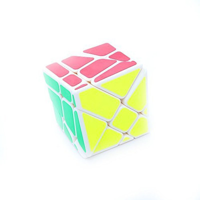 

Yj Moyu 3X3X3 Yileng White Crazy Fisher Cube Shape Mod Twisty Puzzle(1 Pieces)