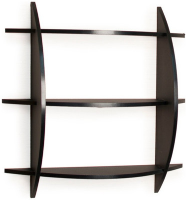 

The New Look HALFMOONNL2 MDF Wall Shelf(Number of Shelves - 3, Black)