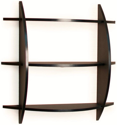 

The New Look HALFMOONNL1 MDF Wall Shelf(Number of Shelves - 3, Brown)