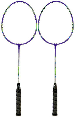 

Nano-X MP-800Purple Multicolor Strung Badminton Racquet(S2, 90 g)