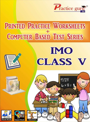 Best Quality 15 Printed Worksheets And 40 Topic Wise Tests (Computer Based) For IMO Class 5(Loose, Practice Guru)