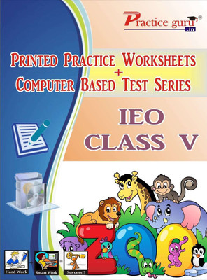 Best Quality 15 Printed Worksheets And 18 Topic Wise Tests (Computer Based) For IEO Class 5(Loose, Practice Guru)