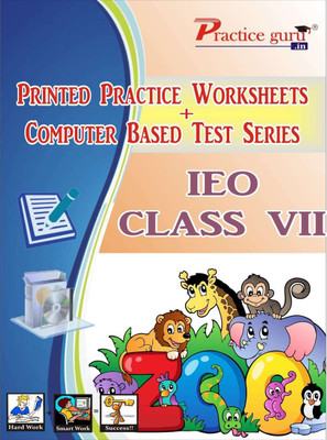 Best Quality 15 Printed Worksheets And 28 Topic Wise Tests (Computer Based) For IEO Class 7(Loose, Practice Guru)