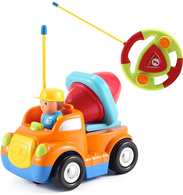 

Webby Cartoon Racing Remote Control Cement Mixer Truck with Sound and Lights(Multicolor)