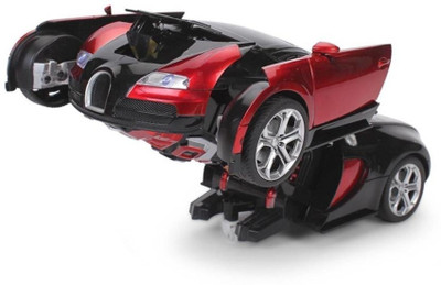 

Kris toy Remote Controlled One Button Transformer Car(Red)