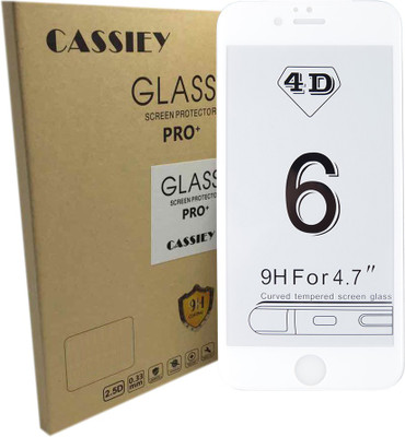 Cassiey Edge To Edge Tempered Glass for Apple iPhone 6, Apple iPhone 6s(Pack of 1)