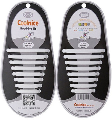 

ShopAis SILSHOLAC01 Shoe Lace(Off White Set of 2)