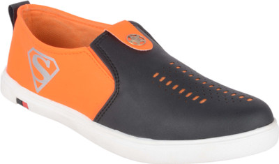 

Running rider Stylish and Trendy Casuals For Men(Black, Orange, Black and orange