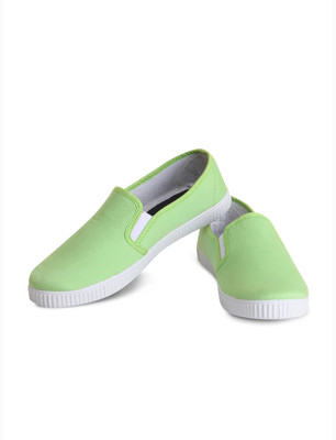 

Scentra MONACO Loafers For Women(Green, Neon lime