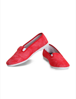 

Scentra MADRID Loafers For Women(Red