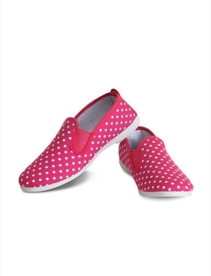 Scentra TOKYO Canvas Shoes For Women(Pink