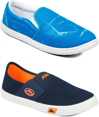 

Asian PREMIUM & SKYPY Canvas Shoes For Men(Blue, Navy, Blue::orange