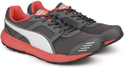 

Puma Harbour Fashion DP Running Shoes For Men(Black, Grey.pink