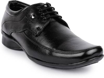ACTION Dotcom SR 12 Men s Black Synthetic Leather Formal Shoes