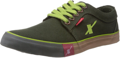 

Sparx SM-175 Canvas Shoes For Men(Olive, Green