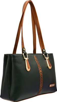 

JFL-Jewellery For Less Women Formal Black Leatherette Shoulder Bag