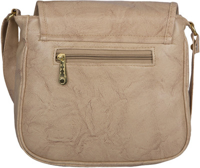 

Emblazon Collection Women Casual Beige PU Sling Bag