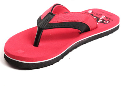 

Sea Lion Flip Flops, Red::black