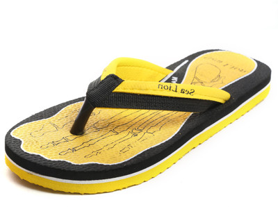 

Sea Lion Flip Flops, Yellow::black