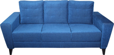

Furniture Mind Redmond Fabric 3 Seater Sofa(Finish Color - Blue)