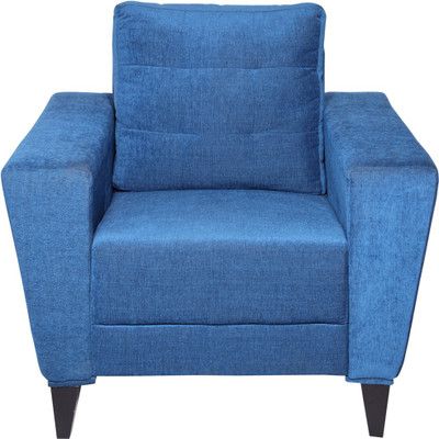 

Furniture Mind Redmond Fabric 1 Seater Sofa(Finish Color - Blue)