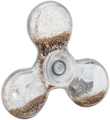

Darling Toys Flowing Glitter Jelly Fidget Hand Spinner - Spin Up to 1 Min(Gold)
