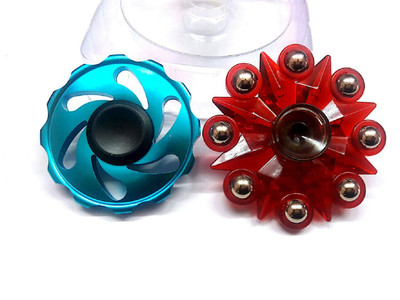 

Krypton Combo Pack Round Shape Metal Fastest & 8 Ball Fidget Spinner 2minutes Minimum Time Good Quality Tough Look.(Multicolor)