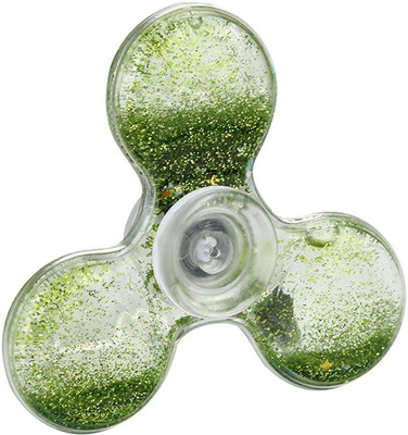 

Darling Toys Flowing Glitter Jelly Fidget Hand Spinner - Spin Up to 1 Min(Green)