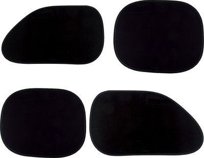 Autofy Side Window Sun Shade For Universal For Car Universal For Car(Black)