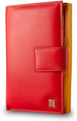 

Dudu Women Casual Red Genuine Leather Card Holder(14 Card Slots)