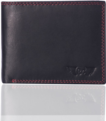 

Royster Callus Men Black Genuine Leather Wallet(7 Card Slots)